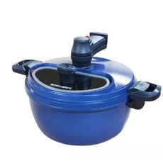 램프쿡 인덕션 자동회전냄비 HS-0010 43cm, 1개, 블루