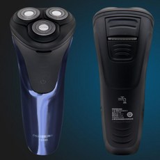 충전 방수 면도기 차량용 건습식 트리머내장, 블랙, 저속충전기+본품