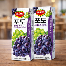 델몬트 포도 드링크 190ml x 32개 lon+76703TP
