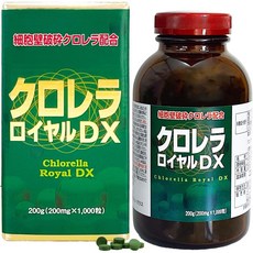 유우키제약 크로렐라 로얄 DX 1000정 (33~66일분) 세포벽 파쇄 클로렐라 영양제, 1개