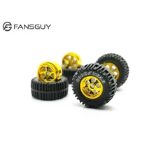 FANSGUY 1Set 1/64 오프로드 휠 핫 17mm 분리형 타이어 ORB-P 시리즈, 01 ORB-BP Gild 1, 1개
