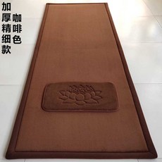 절방석 대방석 80x200cm 의자 소파 벤치 식탁 방석 명상 108배, 브라운 80x220cm