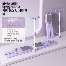 스키 머신 다리 슬리밍 홈트레이닝 복근 운동기구 근육 강화, 기본 색상, 다기능 초보 퍼플