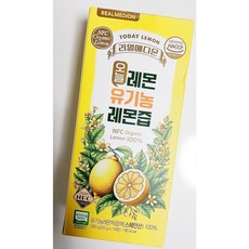 리얼메디온 오늘레몬 유기농 레몬즙 스틱, 280g, 1개