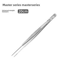 AQUAPRO Aquascaping Tweezers-수생 식물을 위한 전문 스테인레스 스틸 뾰족한 팁 심기 도구 | 정밀 수족관, 01 SS 20cm