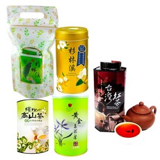 龍源茶品 混搭優惠組 (烏龍茶50g/杉林溪150g/紅茶75g/茶包45g/阿里山150g) 共470g 附提袋, 1個, 470g, 1個裝