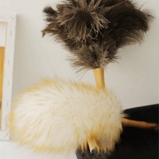 제이킨 타조털 양모 스몰 먼지털이개, 양모먼지털이개=L, 1개