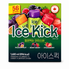아이스 킥 얼려먹는 아이스바, 56개, 30ml