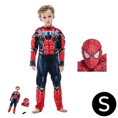 [팔마누] 어린이코스튬 어린이할로윈코스튬 유아코스튬 스파이더맨 프리미엄 코스튬 S