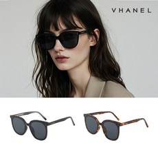 바넬 160 000 패션 뿔테 선글라스 자외선차단 VN1023CS 블랙 하바나
