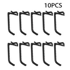 홈벽 장식 DIY 아트 그리드 사진 프레임 엽서 스토리지 디스플레이 랙 홀더 선반 정리 후크, 04 10pcs-black