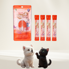 캐츠랑 락토앤 유산균 고양이 짜먹는간식, 8개, 14g