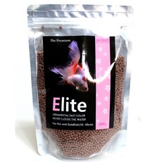 [성실한오피스] 자크노 엘리트M 200g 금붕어 비단잉어 관상어용 먹이 사료, 1개