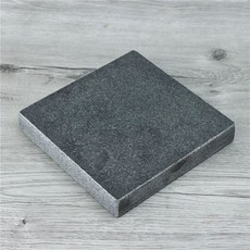 사각 일식 돌판 스테이크판 자연석 구이판 불판, 18x18x3cm 단일 바위판, 1개, 1cm