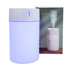 유즈홈 무드등 미니 가습기 탁상용, 화이트 260ml