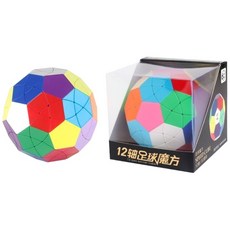 小小店舖 裕鑫 星五魔魔方 星路 星航 五魔 異形 3階五魔方 12面體 順滑變形 益智玩具 足球魔方, 裕鑫-十二軸足球