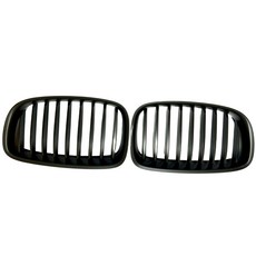 台製 霧面黑 單線款 水箱罩 中網 鼻頭 替換式 塑膠 適用 10-16 F07 GT 535i GT 550i GT, 1個