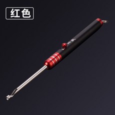 釣魚鈎脫鈎器不銹鋼取鈎器深喉多功能摘鈎器脫勾解魚鈎器退鈎器, 伸縮款脫鉤器（紅色）, 1個