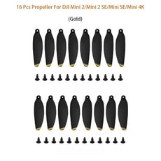 프로펠러 프로프 미니 드론용 경량 윙 팬 예비 드론 수리 부품, 1개, 3. 16 Pcs Gold