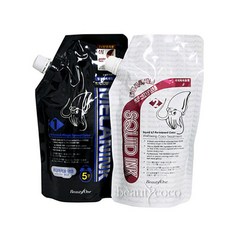 뷰티원 스퀴드 뉴프리미엄 오징어먹물 칼라 염모제 1제 500g + 2제 500g, 3N 다크브라운, 1개