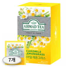 아마드티 캐모마일 레몬그라스 허브차 20개, 1.5g, 7개, 20개입