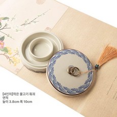 필방 지필묵 도구 붓글씨 미니 벼루 서예 사각, 1개, 기본 색상