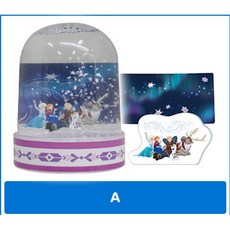 冰雪奇緣雪球下雪水景球 (4款可選) - 噗噗家玩具舍, A.全體