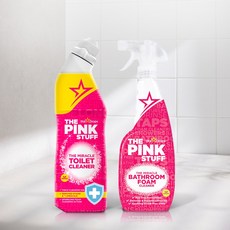 [핑크스터프] 욕실2종 변기세정제+배스룸폼클리너, 1개