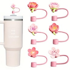 써니영마켓 스탠리 퀜처 텀블러 호환 빨대 마개 뚜껑 커버 실리콘캡 텀꾸, A타입, 6개