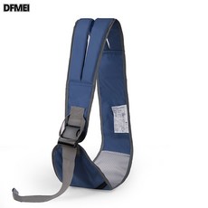 DFMEI 嬰兒簡易斜跨揹帶可調節帶娃揹帶薄款前抱式寶寶外出抱娃神器, 藍色