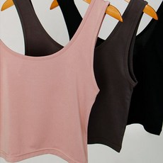 제이코튼 필라테스 테니스 헬스 요가나시 원트 에어로라이트크롭탑 1종