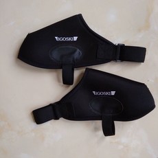 스키부츠 커버 따뜻한 보온 방수 스노우 프로텍터 발 스노우슈, 블랙S(33-36), 1개