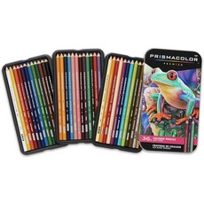 프리즈마 색연필 24색 고급 드로잉 세트, 36개입 (1팩)