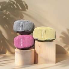 체중분산방석 명상 기도 원형 요가 메밀 자세교정 국산, 그레이