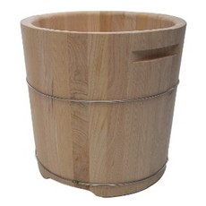 《檜木的店》台灣檜木泡腳桶 / 實木泡腳桶 / 未上漆 / 原木泡腳桶, 木頭色, 1個
