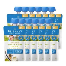 벨라미스 바닐라 피어 커스터드 치아씨드 시리얼 이유식 6+, 120g