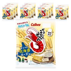 Calbee 卡樂比 蝦味條 北海道起司口味, 70g, 12包