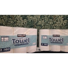 커클랜드 시그니춰 종이타월160매*6롤+사은품증정, 6개, 160매