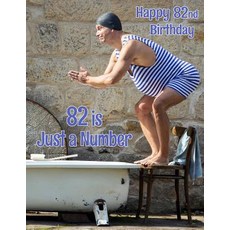 (영문도서) Happy 82nd Birthday: 82 is Just a Number Large Print Address Book for the Youn... Paperback, Independently Published, English, 9781074601256