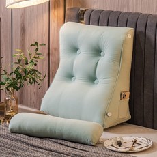 옆으로자는베개 위산 역류성 베개 충전재 지지 통세탁 스탠다드 01 회색 네이비블루, 녹두