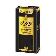 Okamoto 0.02 HYDRO Polyurethane, 1個, 6個裝