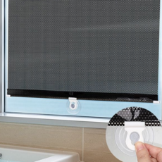 붙이는 블라인드 접착식 사무실 셀프 창문 햇빛 가리개 간편 차단 스크린 무타공 차량