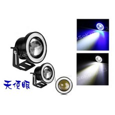 COB天使眼霧燈 32W大功率光圈魚眼霧燈 LED透鏡前霧燈 日行燈 通用型水族箱照明, 1個, 任一組