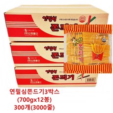 연필심쫀드기3박스(12봉/300개3000줄) 원조울산쫀드기, 3박스, 2.8kg