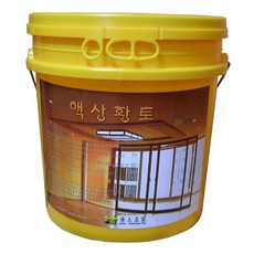 벽에 바르는 액상황토 친환경 페인트 벽지 수성 천연 황토 17리터, 아이보리, 17L, 1개