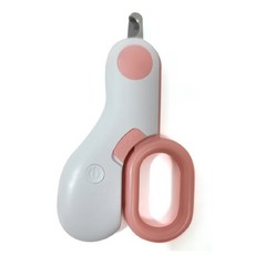 LED램프 강아지 안전 발톱깎기 소형 핑크 반려동물 개미용