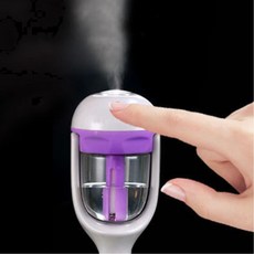 시거잭 충전 각도조절 차량용 가습기 사무실가습기, 다이아몬드 차량용가습기-그린