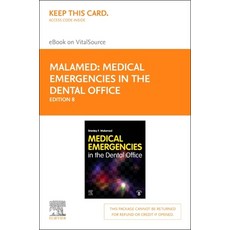 (영문도서) Medical Emergencies in the Dental Office Elsevier eBook on Vitalsource (Retail Access Card) Hardcover, English, 9780323776196