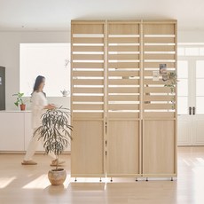 아씨방가구 메이크 하프형 무타공 인테리어 침실 칸막이 가벽 파티션 325, 하프형 블랙