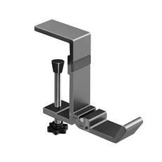 桌邊免釘掛勾 磁吸折疊設計, 桌邊免釘掛勾 (灰色 折疊磁吸勾), 1個